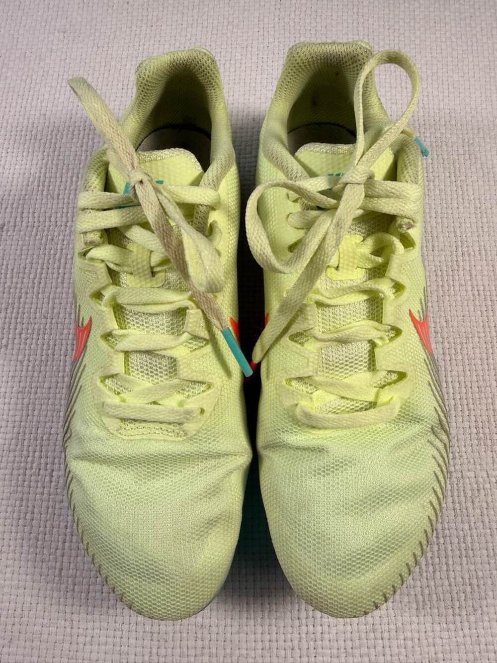 Nike Racing Track Spikes Neon Yellow Size 4.5
